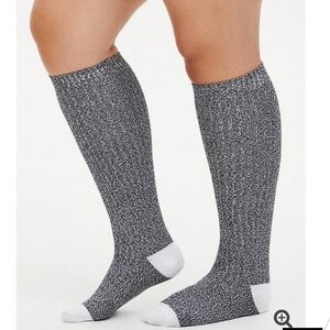 🆕PLUS SIZE HEATHER GREY KNEE-HIGH SOCKS